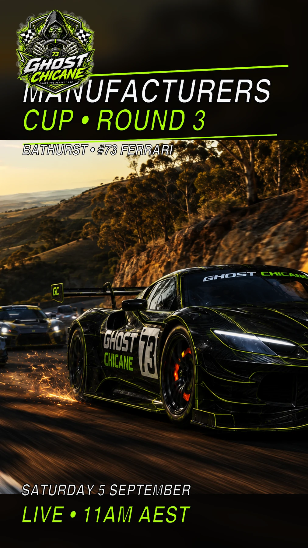 Ghost Chicane Manufacturers Cup Bathurst media